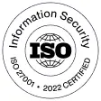 ISO 27001 certification badge